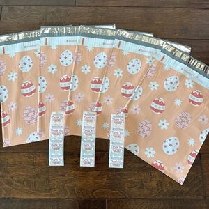 50 Pack - 10x13” Beautiful Easter Eggs 🥚 Poly Mailers/TY Stickers Mix (25 Each)